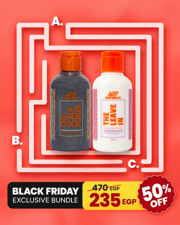 BF Drop 02-Scalp Scrub & Leave in Coarse-Travel Size