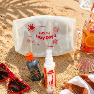 Slay The Lazy Dayz - White summer Pouch