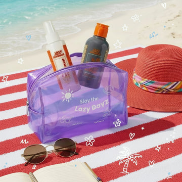 Slay The Lazy Dayz - Purple Summer Pouch